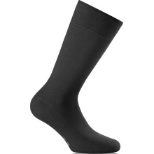 Rohner Tagessocke Basic Cotton Crew schwarz - 3 Paar